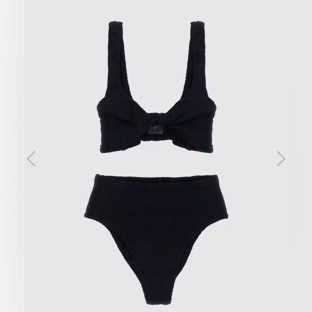 Hunza G NEW Judie crinkle twist two piece bikini🔥NO offer Item🔥🔥🔥